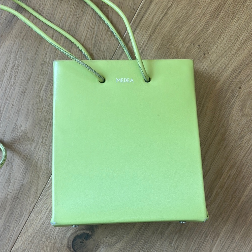 MEDEA Lime Green Shopping Bag